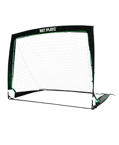 Net Playz Backyard Soccer Goal, Light Up Soccer Goals Gift, Glow In The Dark, Portable Pop-up Football Goals F In Black