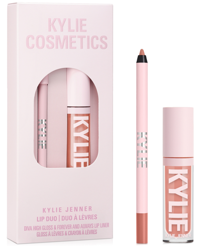 Kylie Cosmetics 2-pc. Diva Gloss & Liner Holiday Gift Set In Forever And Always (warm Pink Nude)  Div