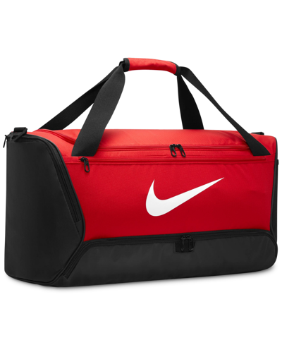 Nike Men's Brasilia 9.5 Training Duffel Bag (medium, 60l) In Red