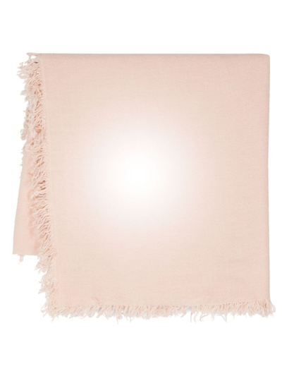 Faliero Sarti New Enry Frayed Scarf In Nude & Neutrals