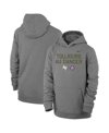 NIKE BIG BOYS NIKE HEATHER GRAY AIR FORCE FALCONS RIVALRY PULLOVER HOODIE