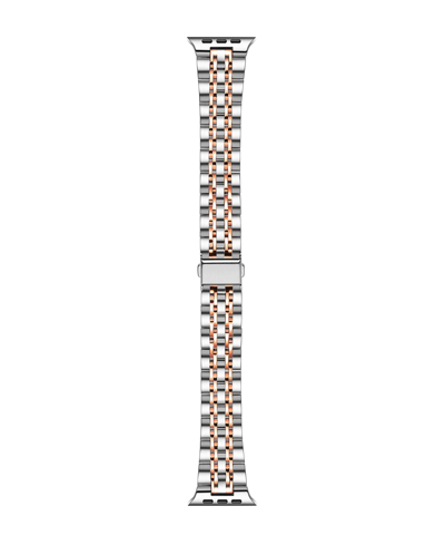 Posh Tech Rainey Stainless Steel Band For Apple Watch 44, 45, 46, 49mm In Two Tone Rose Gold