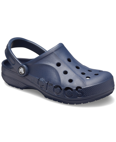 Crocs Men's And Women's Baya Classic Clogs From Finish Line In Navy