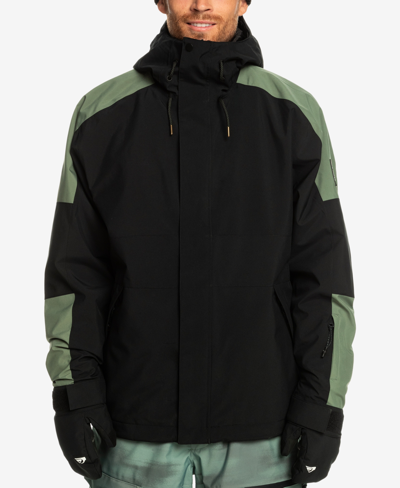 Quiksilver Men's Snow Radicalo Hooded Jacket In True Black