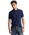 Polo Ralph Lauren Logo-embroidered Cotton-jersey Polo-shirt In Spring Navy Heather