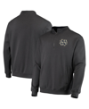 Colosseum Men's  Notre Dame Fighting Irish Tortugas Logo Quarter-zip Jacket In Charcoal