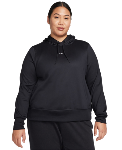 Nike Plus Size Therma-fit Pullover Hoodie In Black