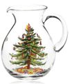Spode Christmas Tree Glass Pitcher In No Color