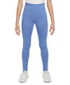 Nike Dri-fit One Big Kids' (girls') Leggings In Blue