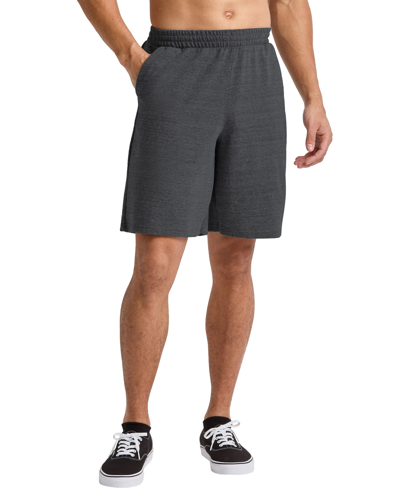 Alternative Apparel Men's Tri-blend French Terry Comfort Shorts In Charcoal Heather