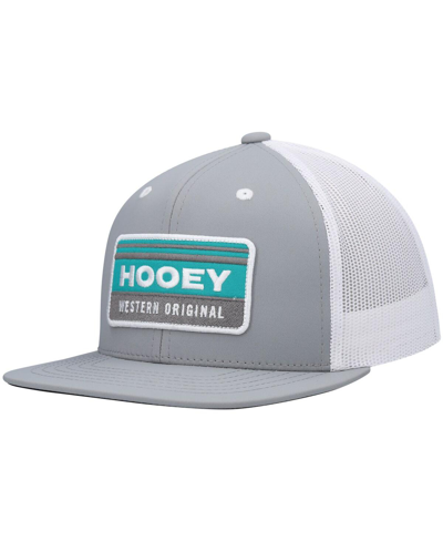 Hooey Kids' Big Boys And Girls  Gray, White Horizon Trucker Snapback Hat