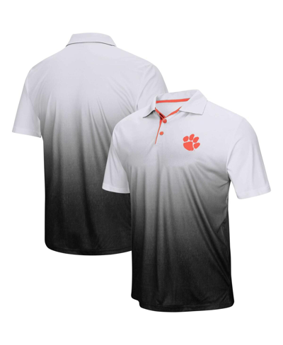 Colosseum Men's Gray Clemson Tigers Magic Team Logo Polo Shirt