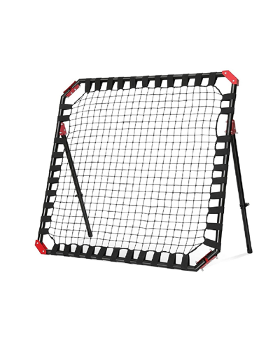 Net Playz Soccer Rebounder, Football Training Gifts, Aids Equipment For Kids Teens Portable Kick-back Rebound In Black