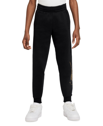 Nike Sportswear Big Kids Club Fleece Jogger Pants In Black