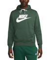 Nike Men's  Sportswear Club Fleece Graphic Pullover Hoodie In Green