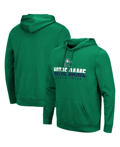 Colosseum Men's Notre Dame Fighting Irish Lantern Pullover Hoodie In Green