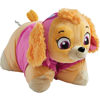 Pillow Pets Kids' Nickelodeon Paw Patrol Skye Stuffed Animal Plush Toy In Pink