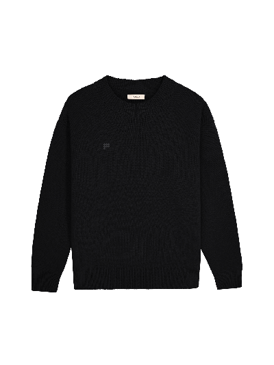 Pangaia Women's Recycled Cashmere Sweater — Black Xxl