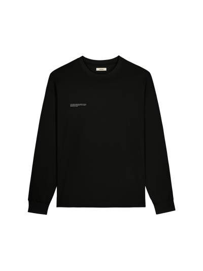 Pangaia Dna Long Sleeve T-shirt In Black