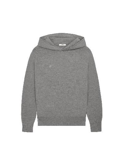 Pangaia Regenerative Merino Wool Hoodie In Grey Marl