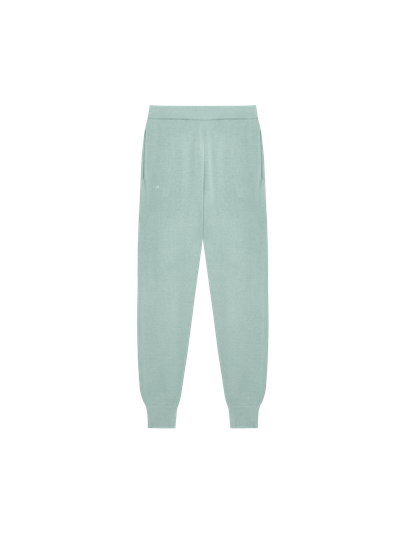 Pangaia Regenerative Merino Wool Joggers In Eucalyptus Blue