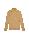 Pangaia Women's Regenerative Merino Wool Turtleneck Sweater — Camel In Camel