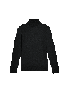 Pangaia Women's Regenerative Merino Wool Turtleneck Sweater — Black In Black