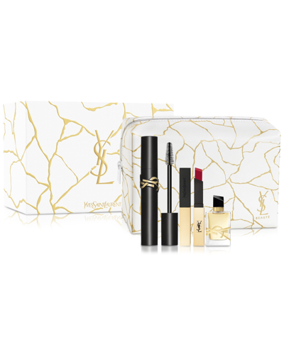 Saint Laurent 4-pc. Lipstick, Mascara & Fragrance Set In No Color