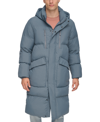 DKNY MEN'S QUILTED HOODED DUFFLE PARKA