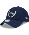 New Era College Navy Seattle Seahawks Leaves 9twenty Adjustable Hat In College Navy