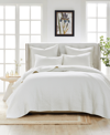 Greenland Home Fashions Monterrey Finely-stitched Cotton 2 Piece Quilt Set, Twin/twin Xl In Off-white