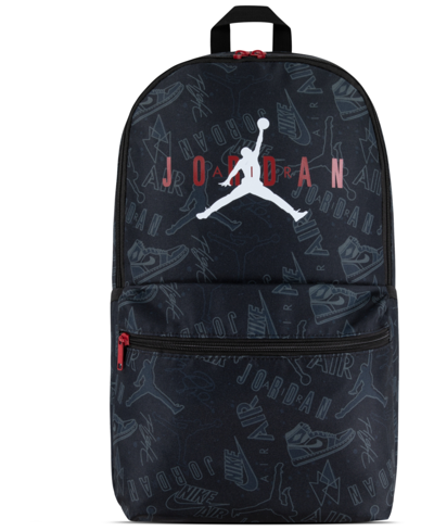 Jordan Kids' Big Boys Jumpman Backpack In Black,gym Red