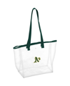 Logo Brands Women's Oakland Athletics Stadium Clear Tote In Clear