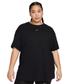 NIKE PLUS SIZE ACTIVE SPORTSWEAR ESSENTIAL WOMEN'S LOGO T-SHIRT