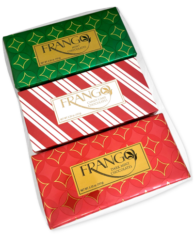 Frango Chocolates 3 Pack Holiday 1/3lb Holiday Milk Mint, Candy Cane, Dark Mint Boxed Chocolates, Created For Macy's In No Color
