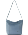 The Sak De Young Leather Tote In Maritime