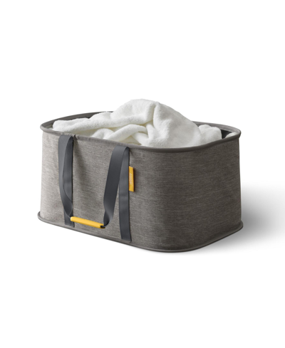 Joseph Joseph Hold-all Collapsible 35l Laundry Basket In Gray