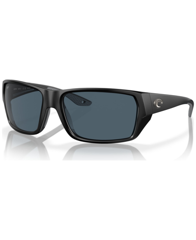 Costa Del Mar Men's Tailfin Polarized Sunglasses, 6s9113 In Matte Black