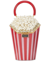 KATE SPADE WHAT'S POPPING EMBELLISHED SUEDE AND PATENT LEATHER 3D POPCORN TOP HANDLE CROSSBODY