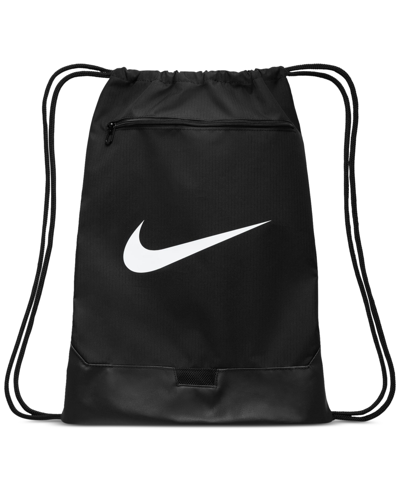 Nike Men's Brasilia 9.5 Training Gym Sack (18l) In Black