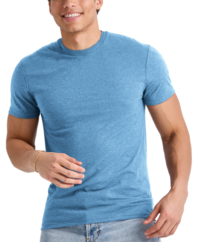 Alternative Apparel Men's Hanes Originals Tri-blend Short Sleeve T-shirt In Blue
