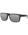 Oakley Nfl Collection Sunglasses, New England Patriots Oo9102 55 Holbrook In Hou Matte Black,prizm Black
