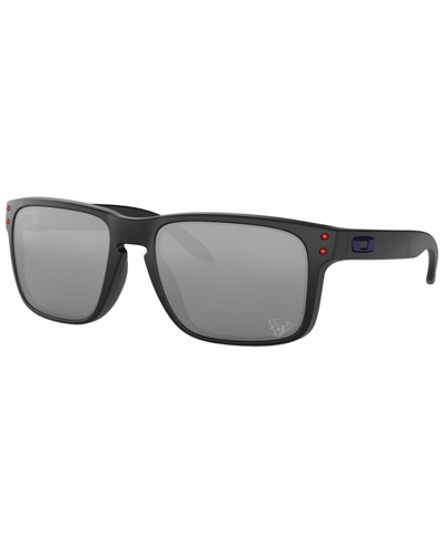 Oakley Nfl Collection Sunglasses, New England Patriots Oo9102 55 Holbrook In Den Matte Black,prizm Black