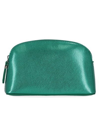 Stella & Max Zip Around Cosmetic Bag In Green