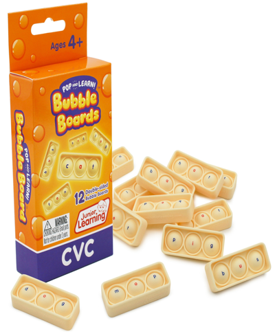 Pop Learn Bubble Board Kids' Consonant Vowel Consonant Bubble Boards Set, 12 Piece In Multi