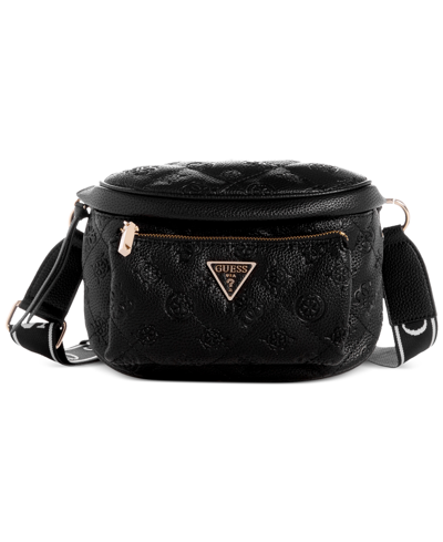 Guess Power Play Small Sling Bag In Black