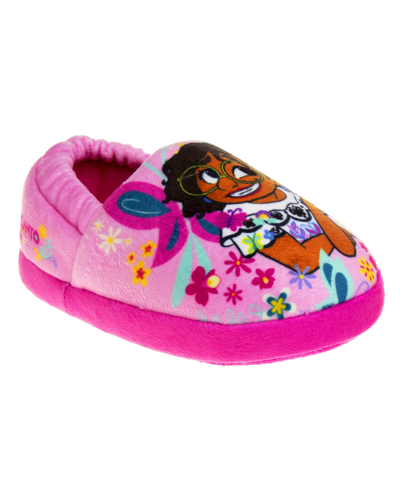 Disney Kids' Little Girls Encanto Mirabel Dual Sizes House Slippers In Pink