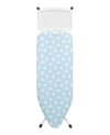 BRABANTIA IRONING BOARD C, 49 X 18", 124 X 45 CENTIMETER WITH SOLID STEAM UNIT HOLDER, 1" 25 MILLIMETER AND WH