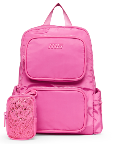 Madden Girl Lulu Nylon Backpack In Pink