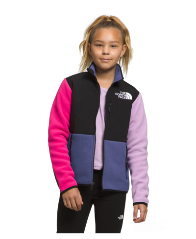 The North Face Big Girls Teen Denali Lightweight Jacket In Cave Blue